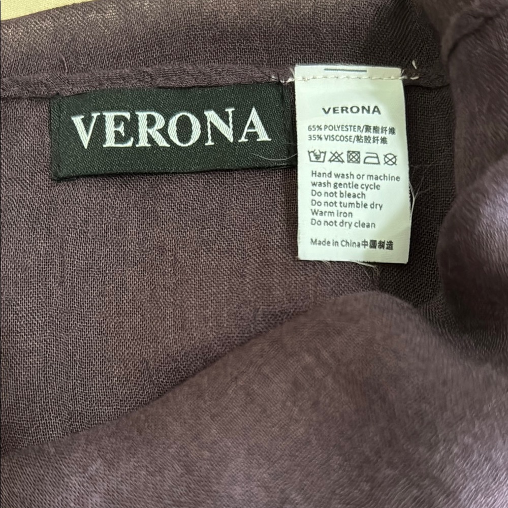 Versona Purple Scarf - Picture 2 of 3